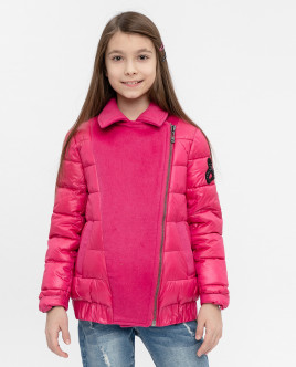 

Розовая демисезонная куртка Gulliver, Розовый, 12007GJC4101
