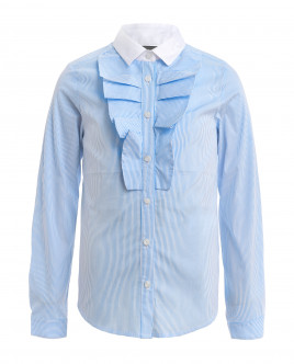 Голубая блузка с длинным рукавом Gulliver от Gulliver Market