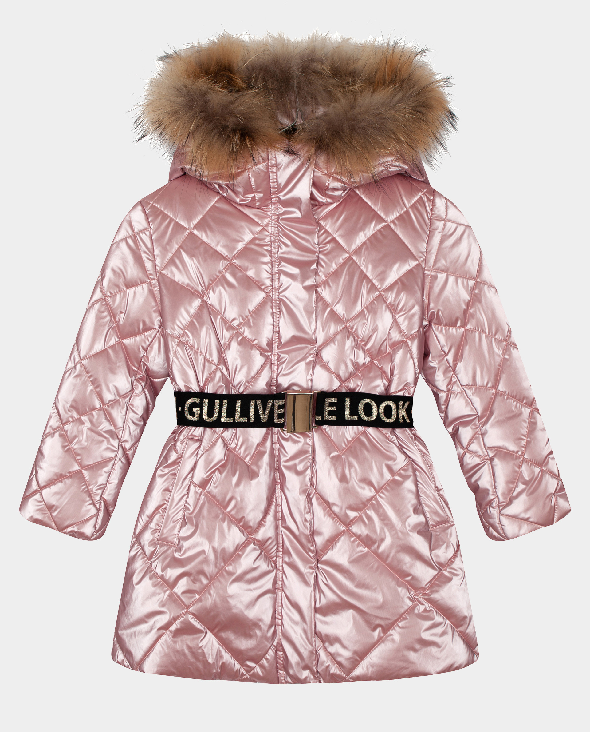 Детское розовое пальто зимнее gulliver Gulliver - купить в ...
