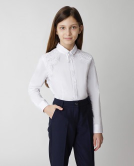 

Белая блузка Gulliver, Белый, 220GSGC2206