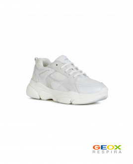 

Белые кроссовки Geox для девочки, Белый, J02BGD08514C1000